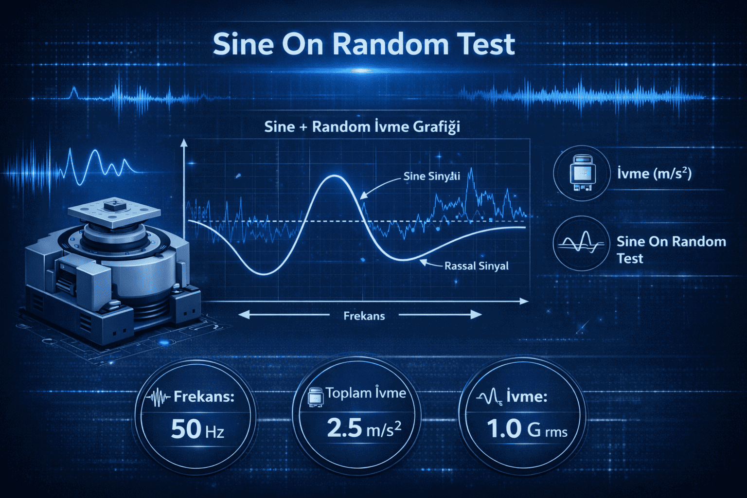 OTAM | Sine on Random (SoR) – Hybrid Vibration Testing